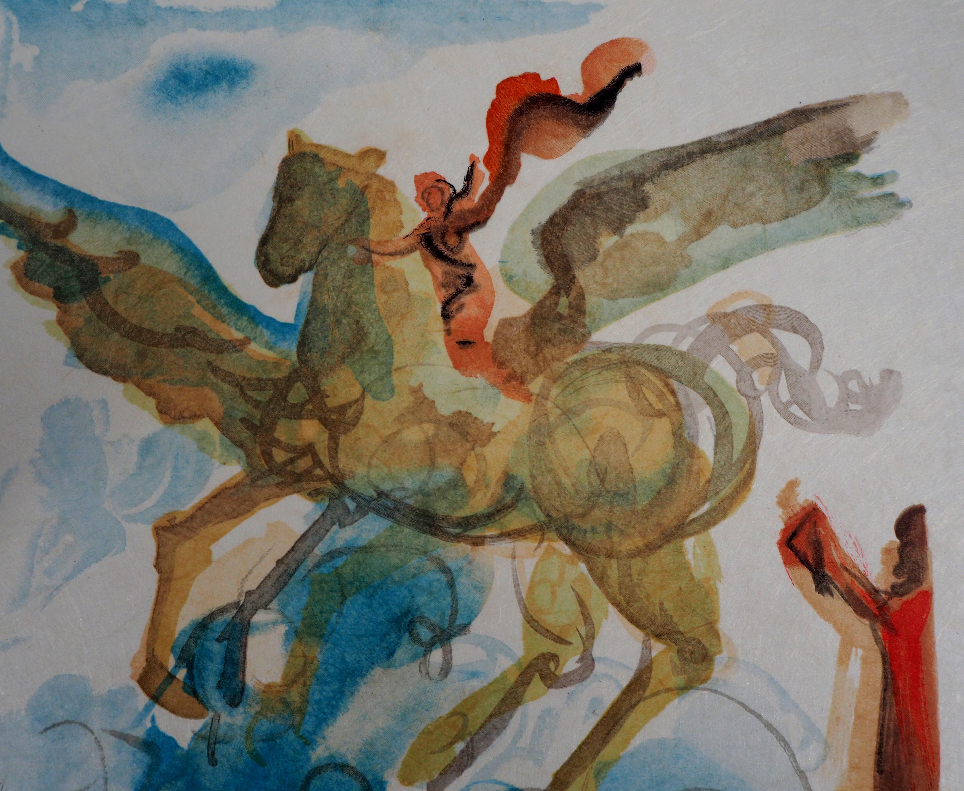 Pegasus (Generous Steed) – Original-Holzschnitt, handsigniert (Feld #79-2 J) 2