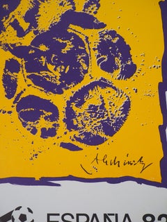 Copa del Mundo (Soccer, Alicante) - Vintage Lithograph Poster, 1982