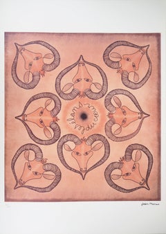 Astrology & Zodiac : Aries «Impulses of the Heart » (Impulses du cœur) - Lithographie, édition limitée 100 exemplaires