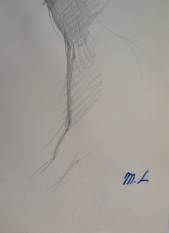 Study of a Dog - Original pencil drawing, 1953