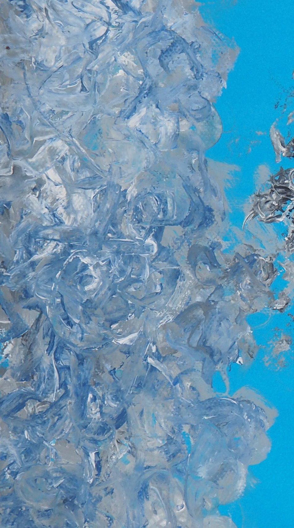 Rosa surrealista - Pintura original firmada a mano, 1997 - Painting Expresionismo abstracto de Michel Guignard