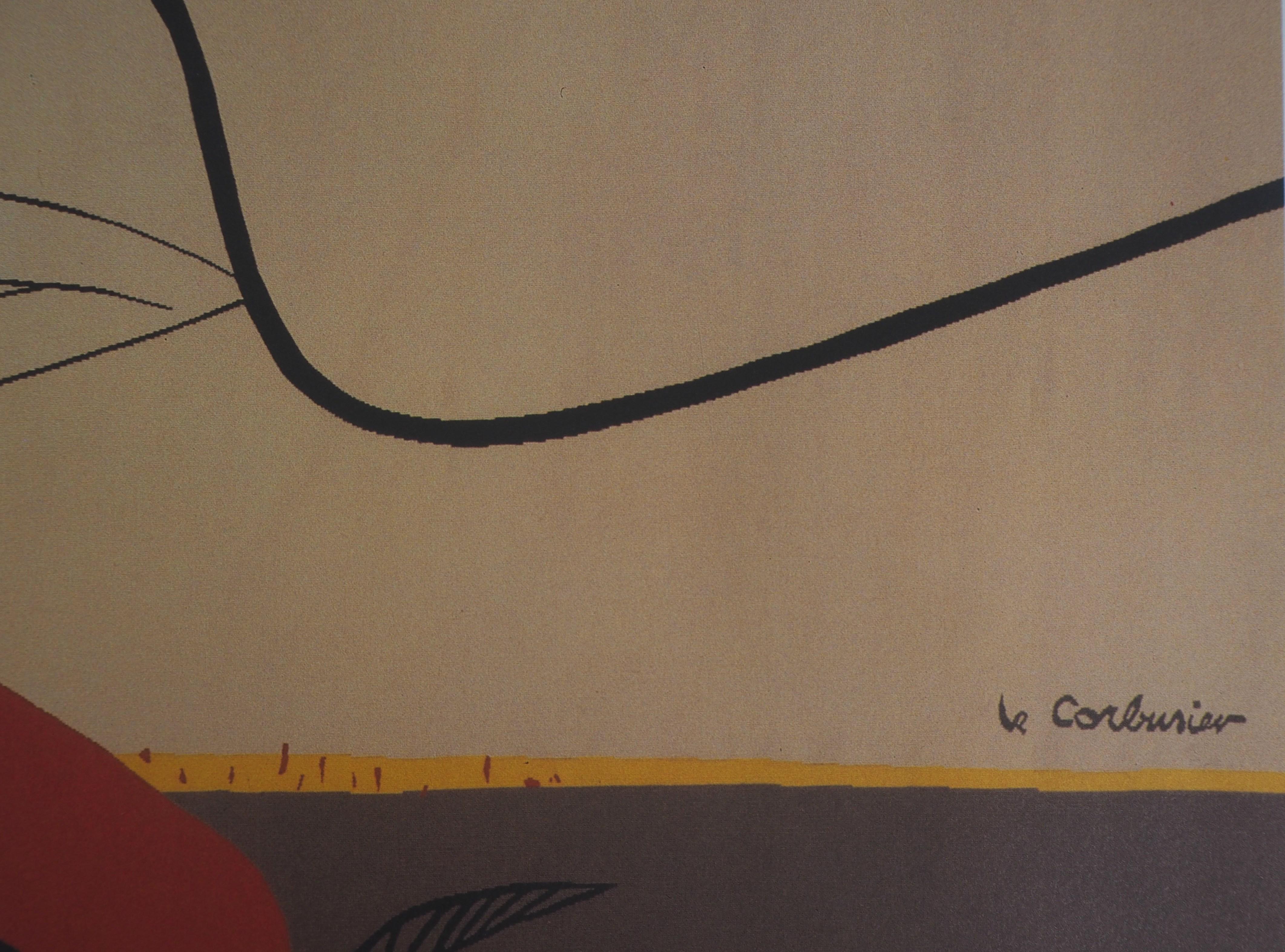 Presence (Man mit Stier und Tieren) – Original Vintage-Plakat, 1987 – Print von Le Corbusier (after)