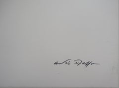 realistische Blume - Originalfarbige Bleistiftzeichnung