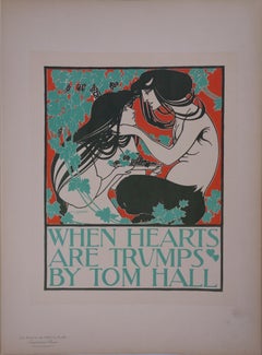 „When Hearts are trumps“ – Lithographie, 1896
