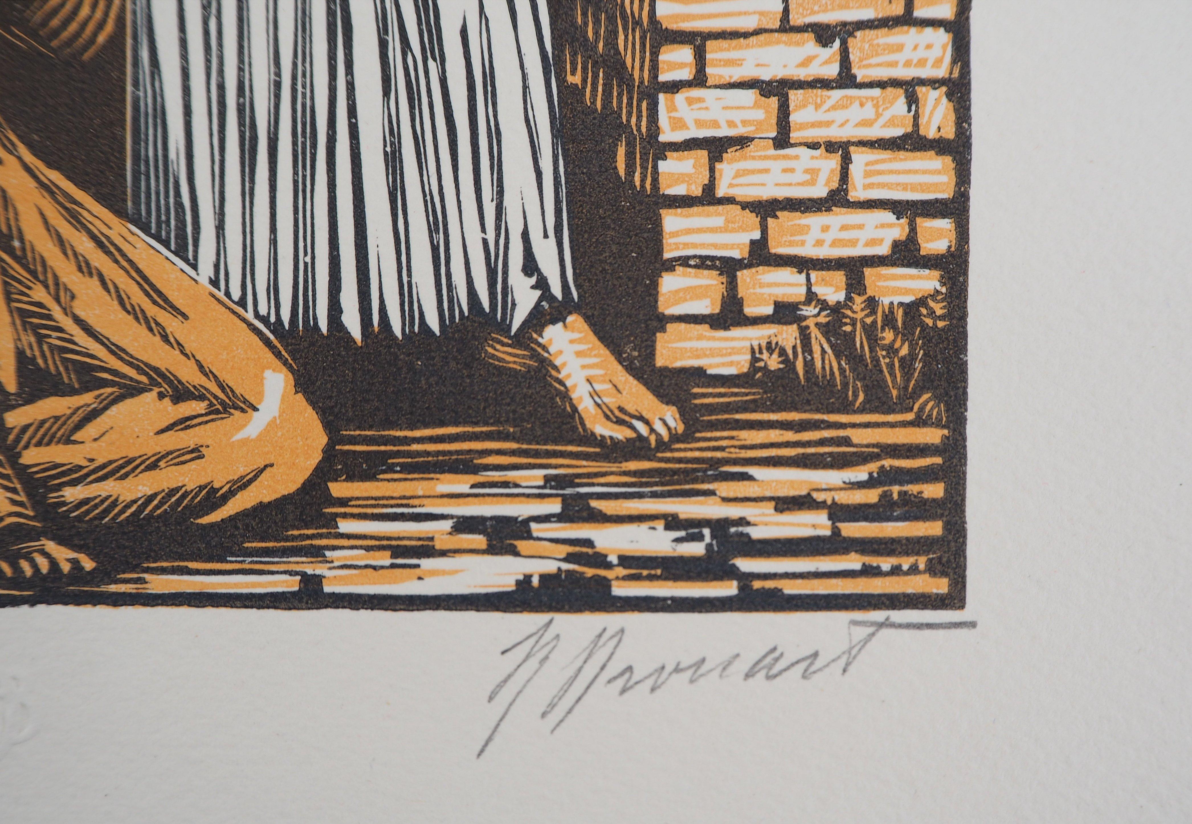 Opera Operntheater  : Ein Garten auf den Orontes - Original Wollschliff, handsigniert (Moderne), Print, von Raphaël DROUART