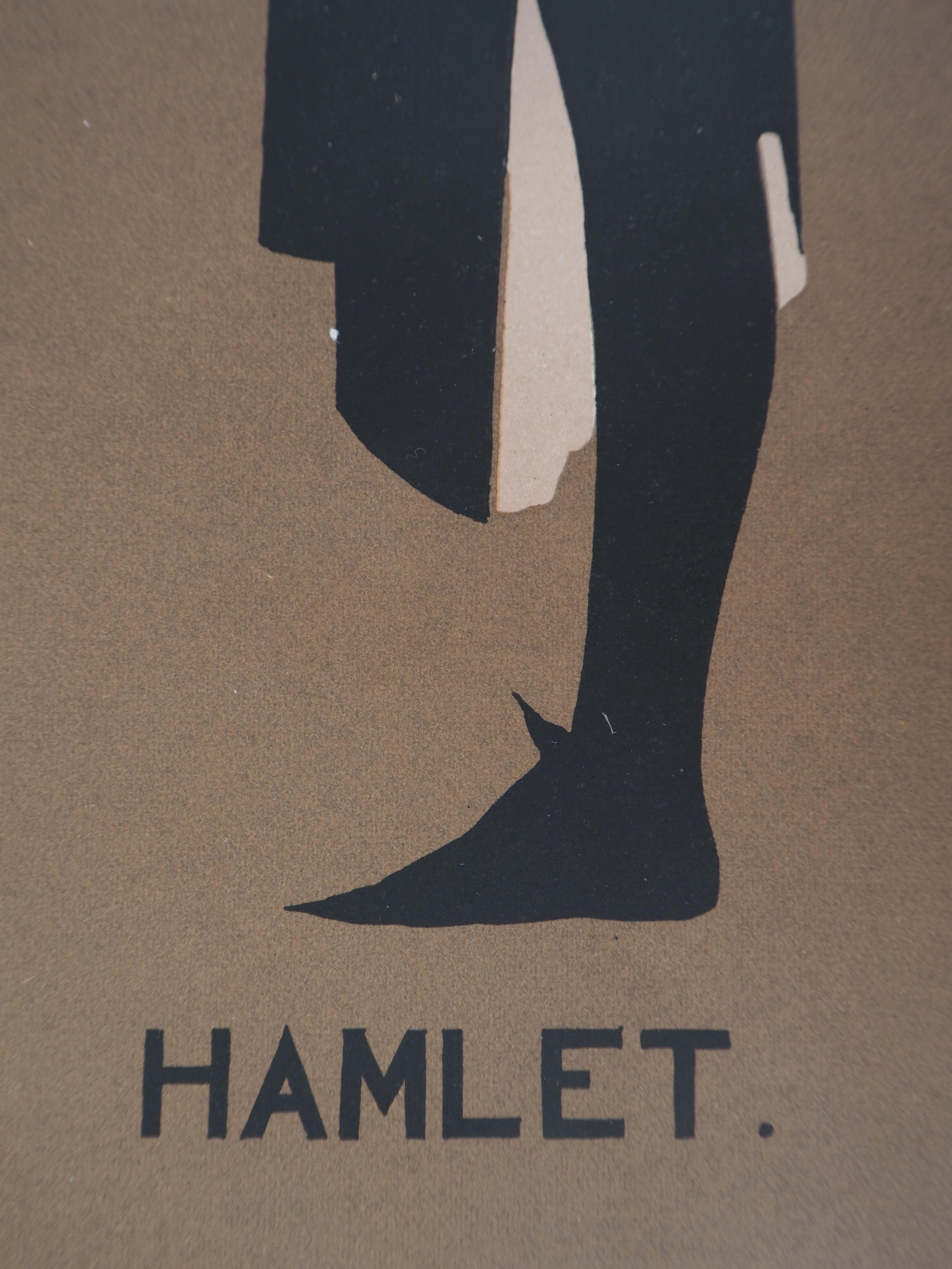 Shakespeare : Monologue of Hamlet - Lithograph (Les Maîtres de l'Affiche), 1897 - Art Nouveau Print by J. & W. Beggarstaff
