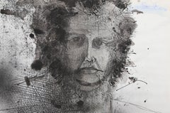 Self Portrait, dessin à l'encre de Josep Grau-Garriga, années 1970