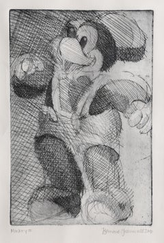 Mickey Mouse nº 1, Grabado de Bernard Greenwald