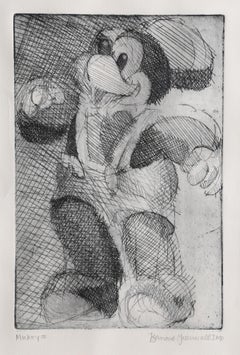 Mickey Mouse n°1, gravure de Bernard Greenwald