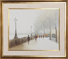 Albert Embankment 1880, Painting by Anthony Klitz