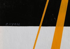 Geometric Space Abstract (After Kandinsky), Cubist Oil Painting by Seymour Zayon