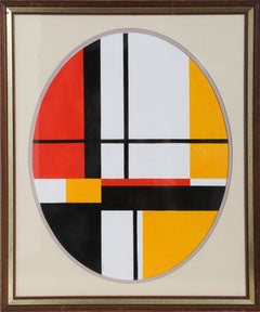 De Stijl Painting after Mondrian by Seymour Zayon