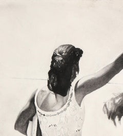 Des pieds fatigués pour une âme fatiguée, dessin au fusain de Nathaniel Tatum