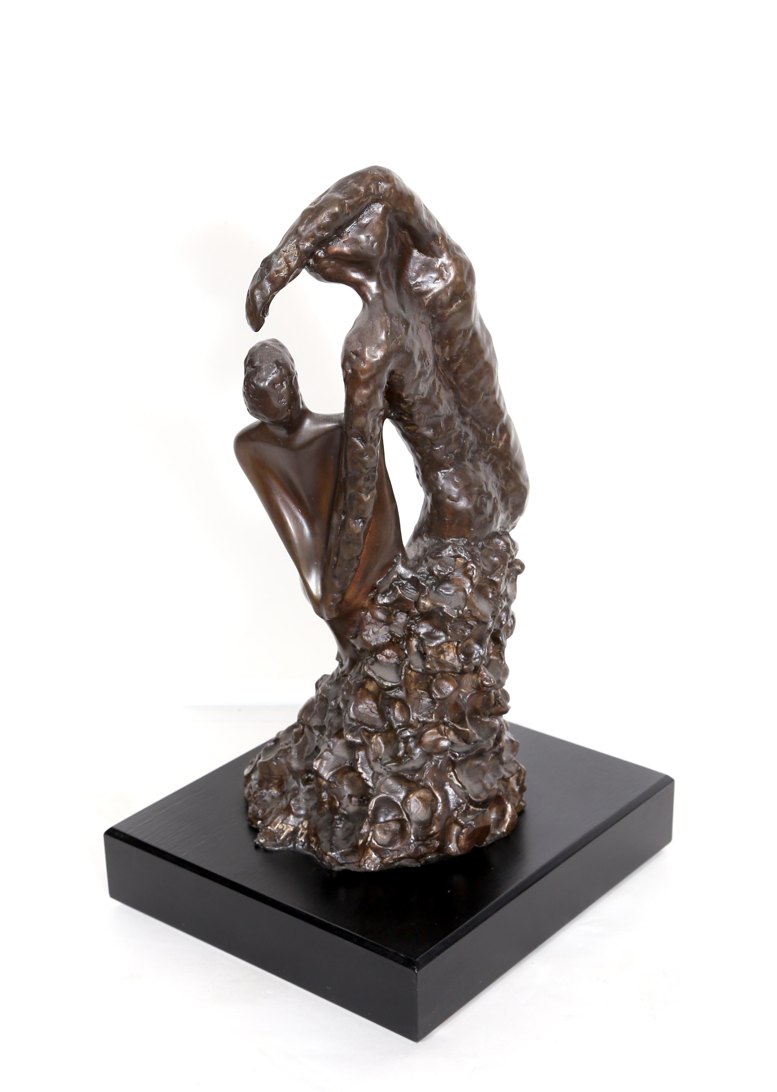 She and He, Bronze Sculpture by Nili Carasso  For Sale 1