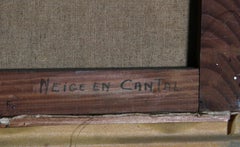 Neige en Cantal Landschaft, Ölgemälde von Marcel Bouyeron