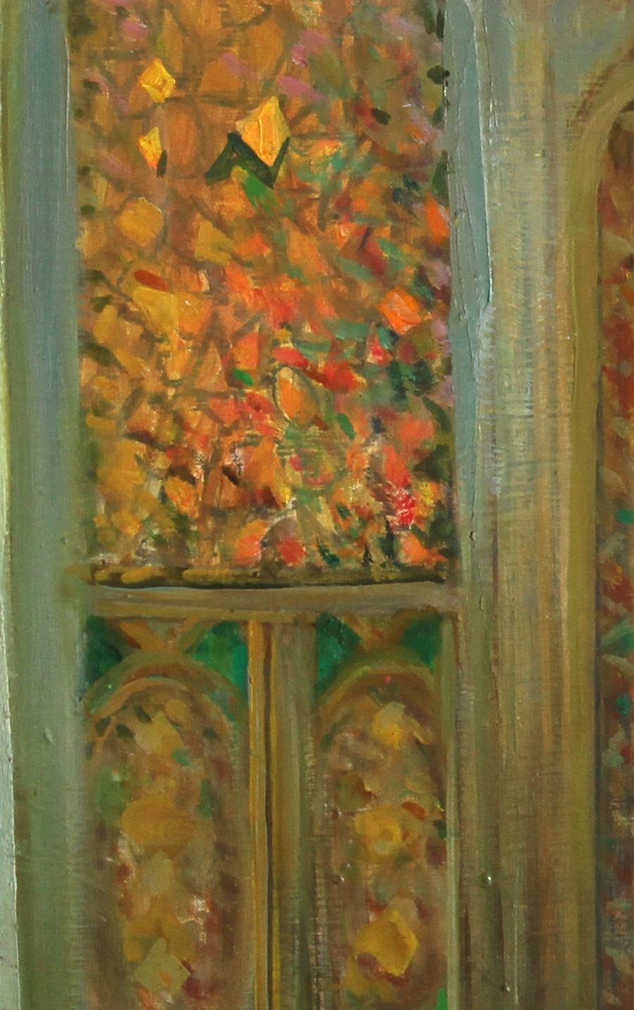 Artist: Marshall Goodman, American (1916 - 2003)
Title: Nude in Interior with Stained Glass
Year: circa 1960
Medium: Oil on Canvas
Size: 25 in. x 30 in. (63.5 cm x 76.2 cm)