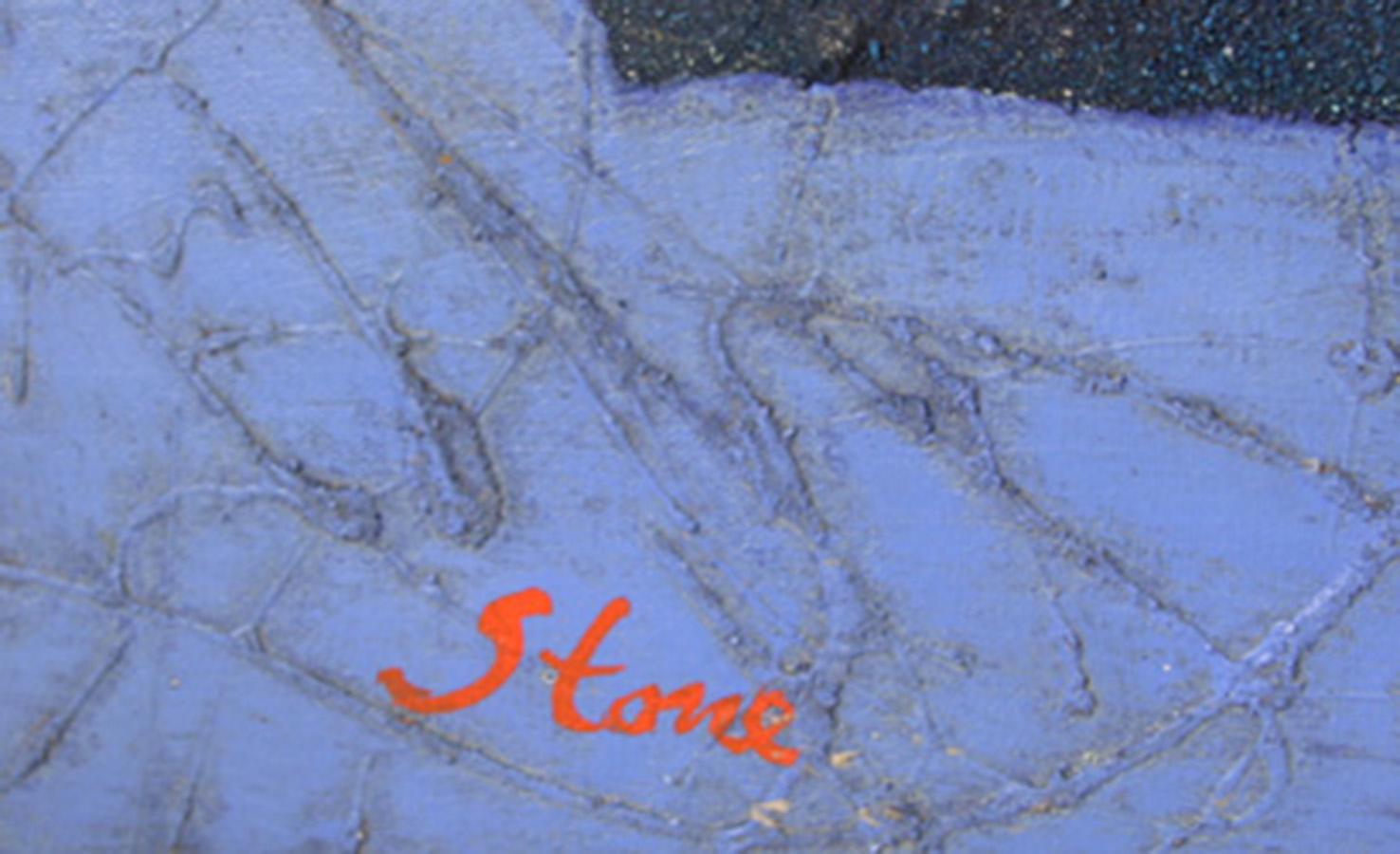 Artist: C. Stone
Title: Accent Marks
Year: circa 1960
Medium: Acrylic and Sand on Canvas, Signed l.l.
Size: 30 x 36 inches (76 x 91.5 cm)