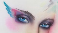 Angels, 80s Pop Art Portrait Lithograph by Peter Sato