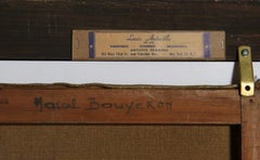 Ruisseau a Marsangy, Yonne – impressionistisches Ölgemälde von Marcel Bouyeron, Ruisseau