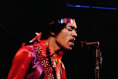 Jimi Hendrix, The Fillmore East First Show - Color Photograph by Alan Herr