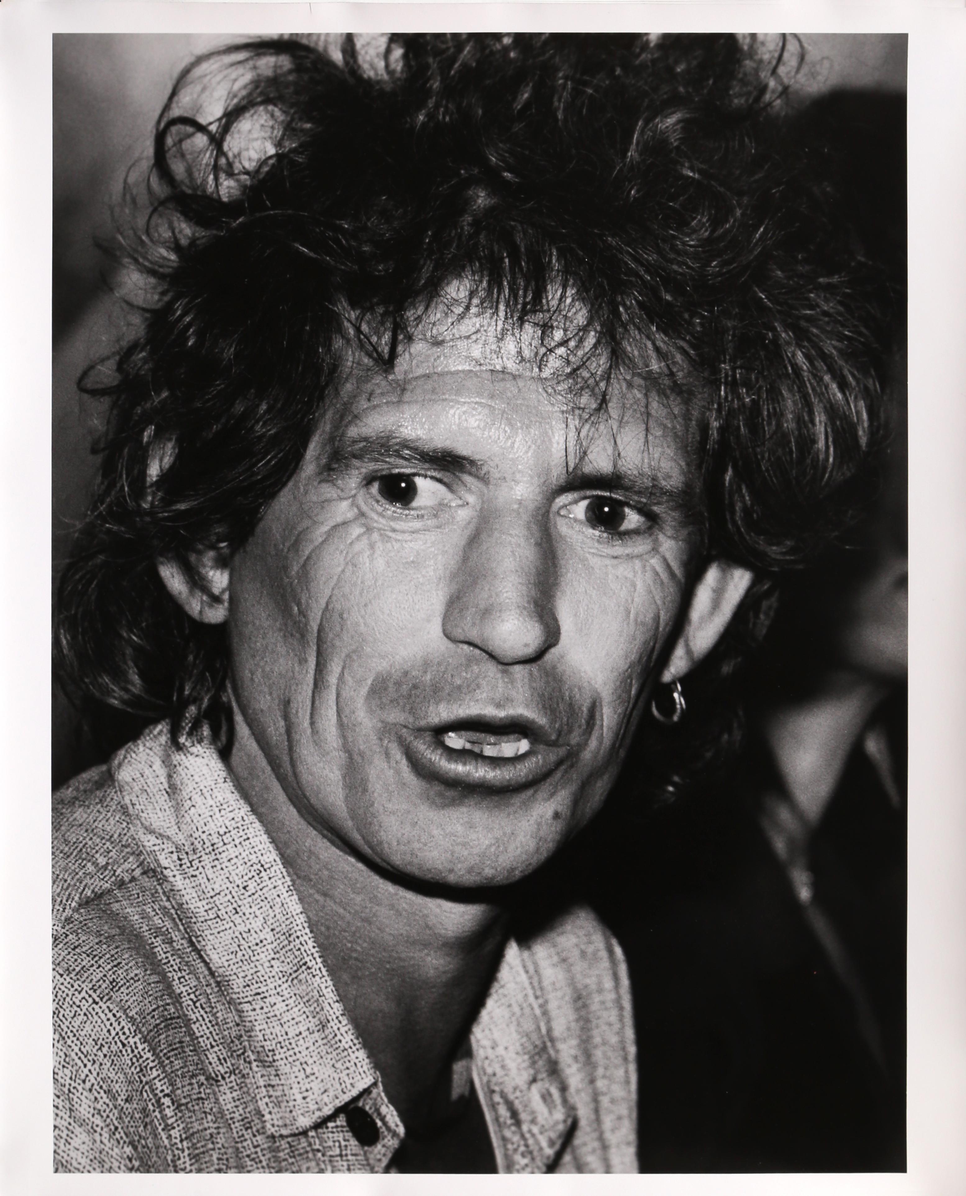 Keith Richards Rolling Stones at the Chelsea Hotel, Photograph by Rita Barros