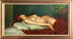 Reclining Nude, Oil Painting by Daniel Barry