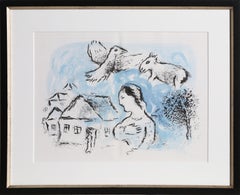 Le Village, from Derrière le Miroir, by Marc Chagall