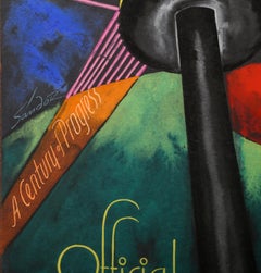 World's Fair 1934 (Chicago), Art Deco Drawing by A. Raymond Katz