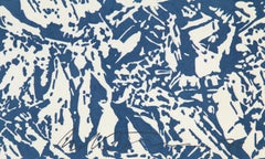Trash, Abstract Expressionist Lithograph by Bob Stanley