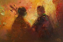 Women Gathered, Oil Painting by William Harnden