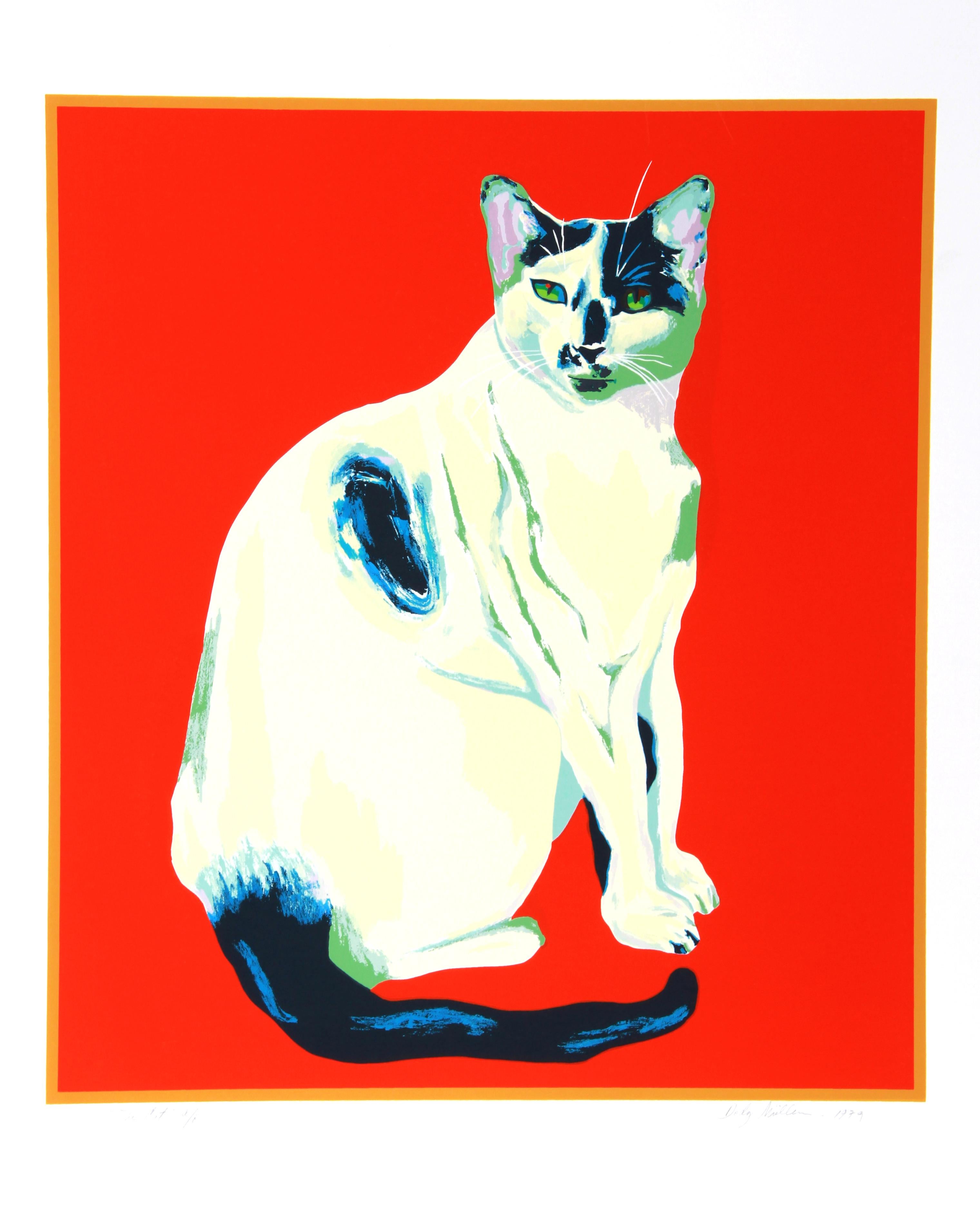Dody Muller Animal Print - My Cat