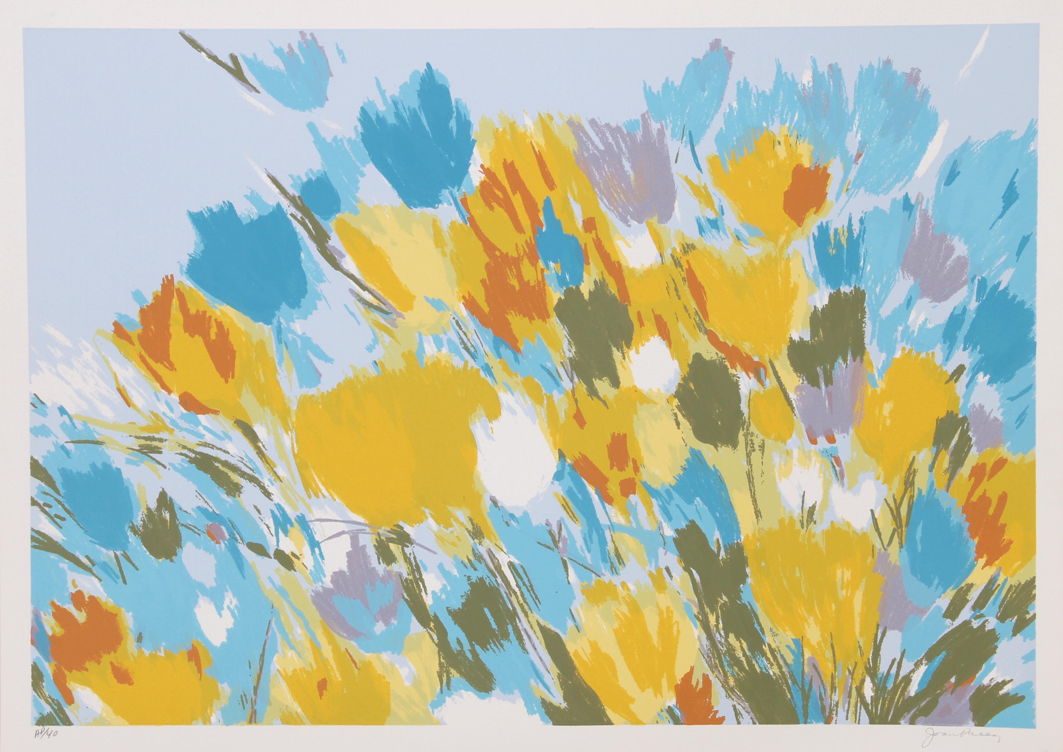 Künstler:  Joan Paley
Titel:  Vorfrühling
Jahr:  um 1979
Medium:  Lithographie, mit Bleistift signiert und nummeriert
Auflage:  AP 40
Bildgröße:  19 x 27,5 Zoll
Größe:  22 Zoll x 30 Zoll (55,88 cm x 76,2 cm)