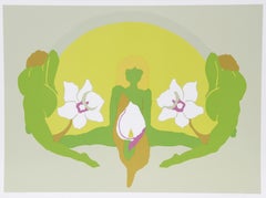 Spring I, Pop-Art-Raumteilerdruck von Daphne Mumford