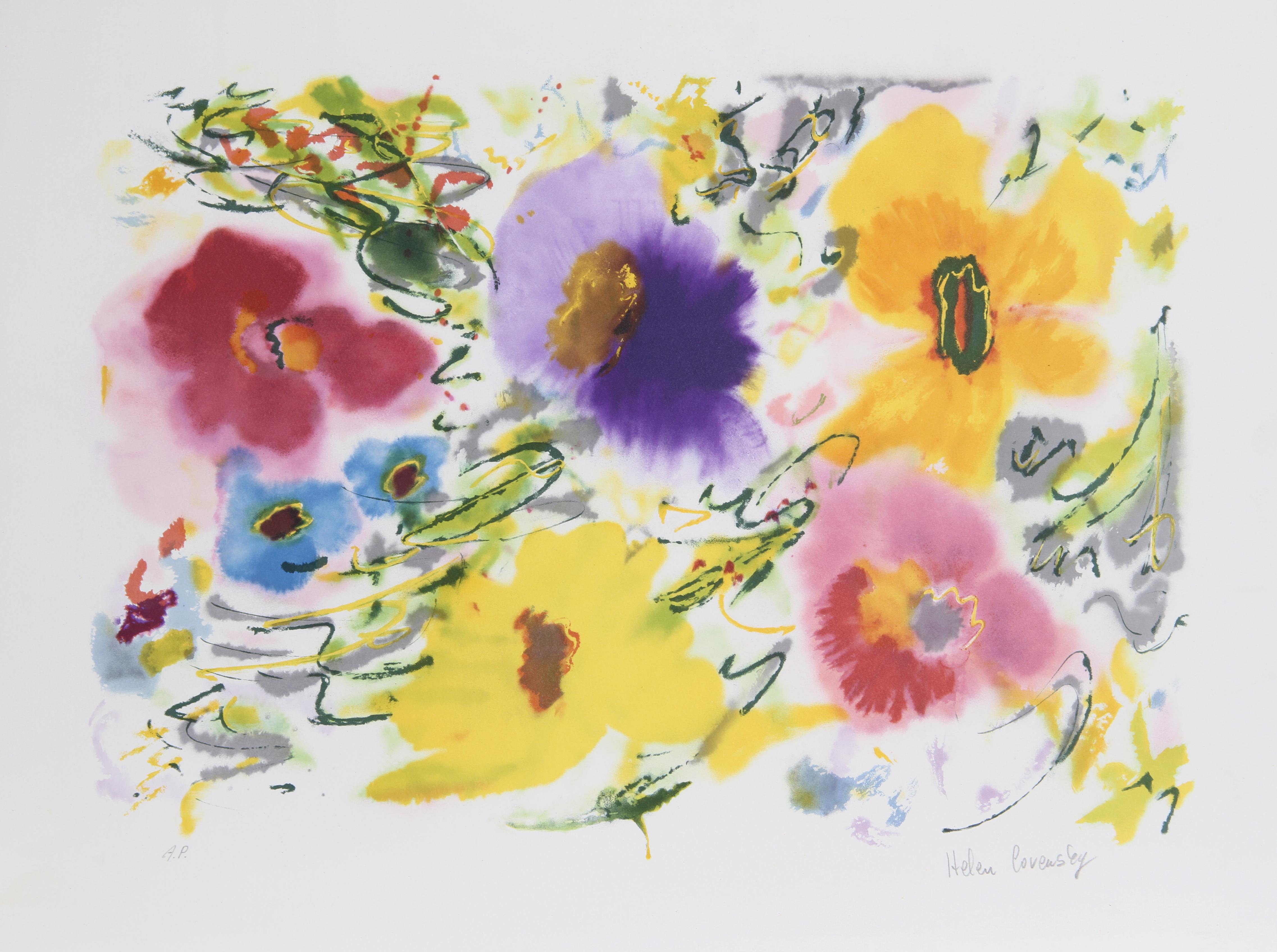 Helen Covensky Still-Life Print - Yellow Spring