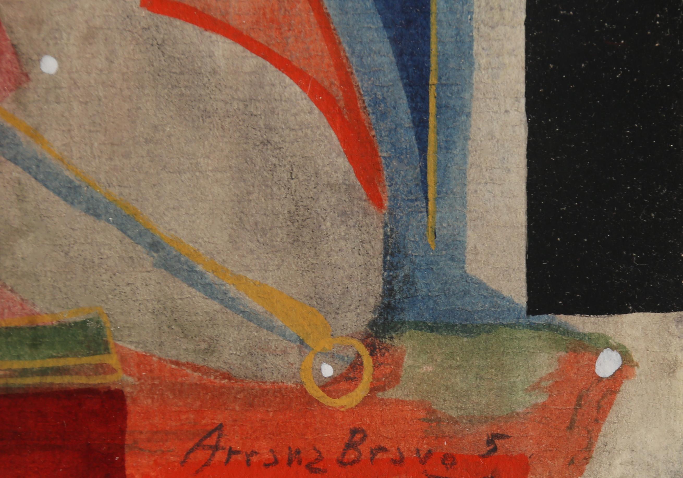 Astros Bravos V, Abstraktes Aquarell von Eduardo Arranz-Bravo im Angebot 2
