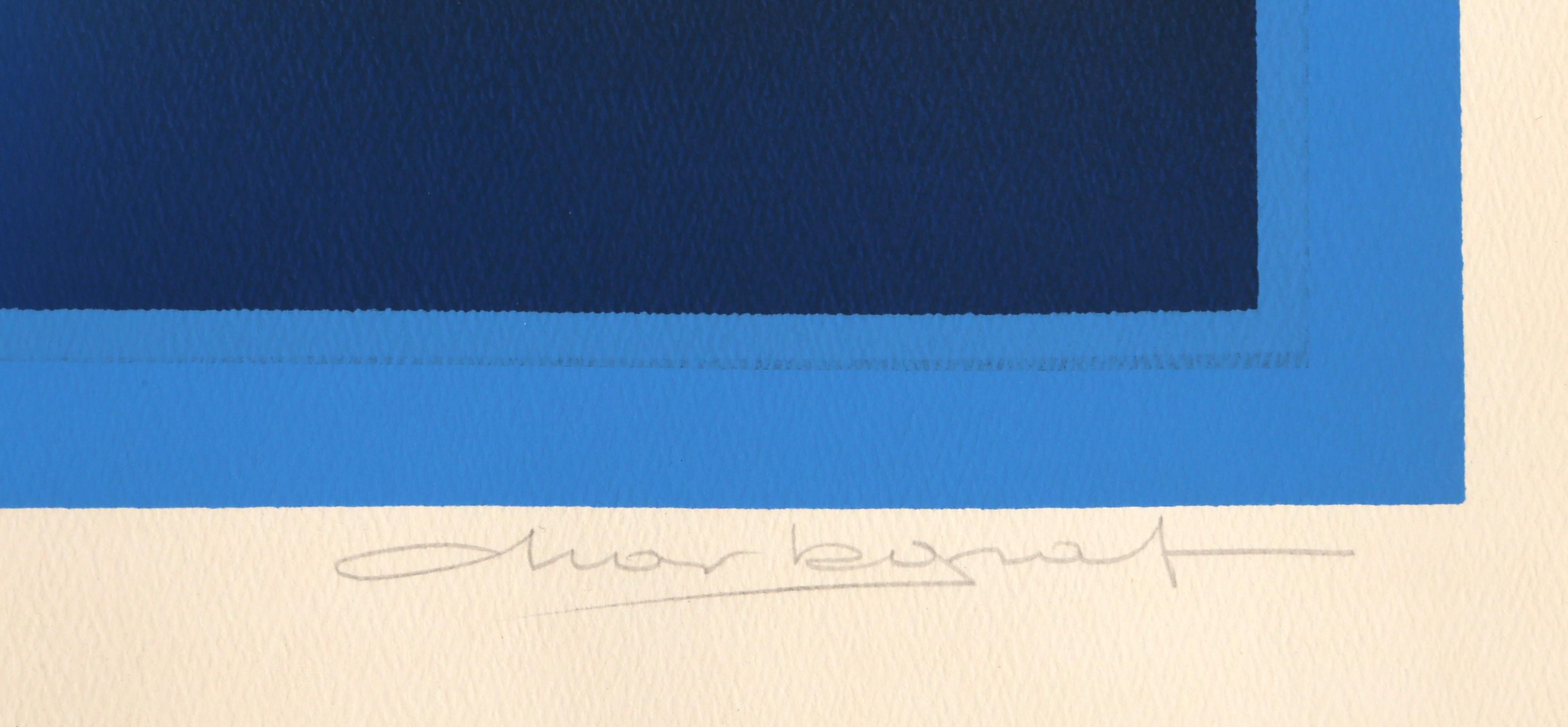 Fugue VII, Minimalist Abstract Screenprint by Peter Markgraf For Sale 1