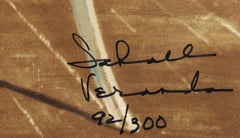 Veranda, Framed Realist Lithograph by Susan Sahall