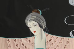 Angel Wings, Art Deco Screenprint by Lillian Shao