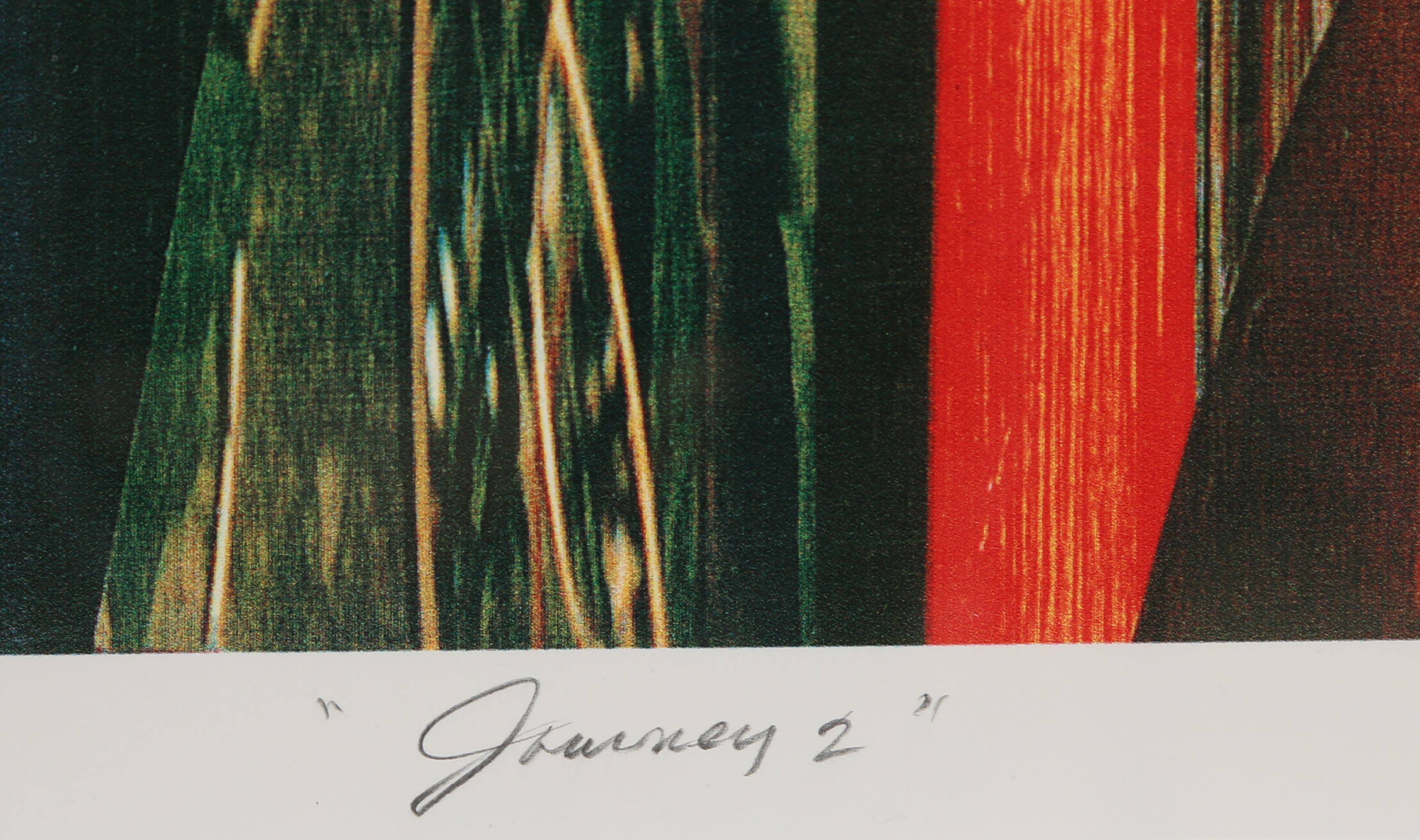 Journey 2, sérigraphie photoréaliste abstraite de Don Werner en vente 5