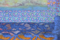 Blue Corner, Surrealist Oil Painting on Canvas by Richard Hagerty