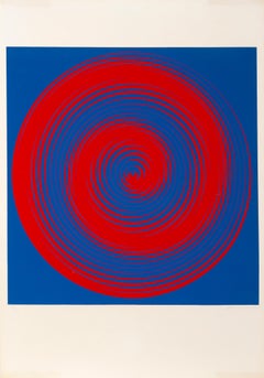 Blue and Red Spirals