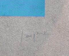 Minimalist OP Art Silkscreen by Eusebio Sempere