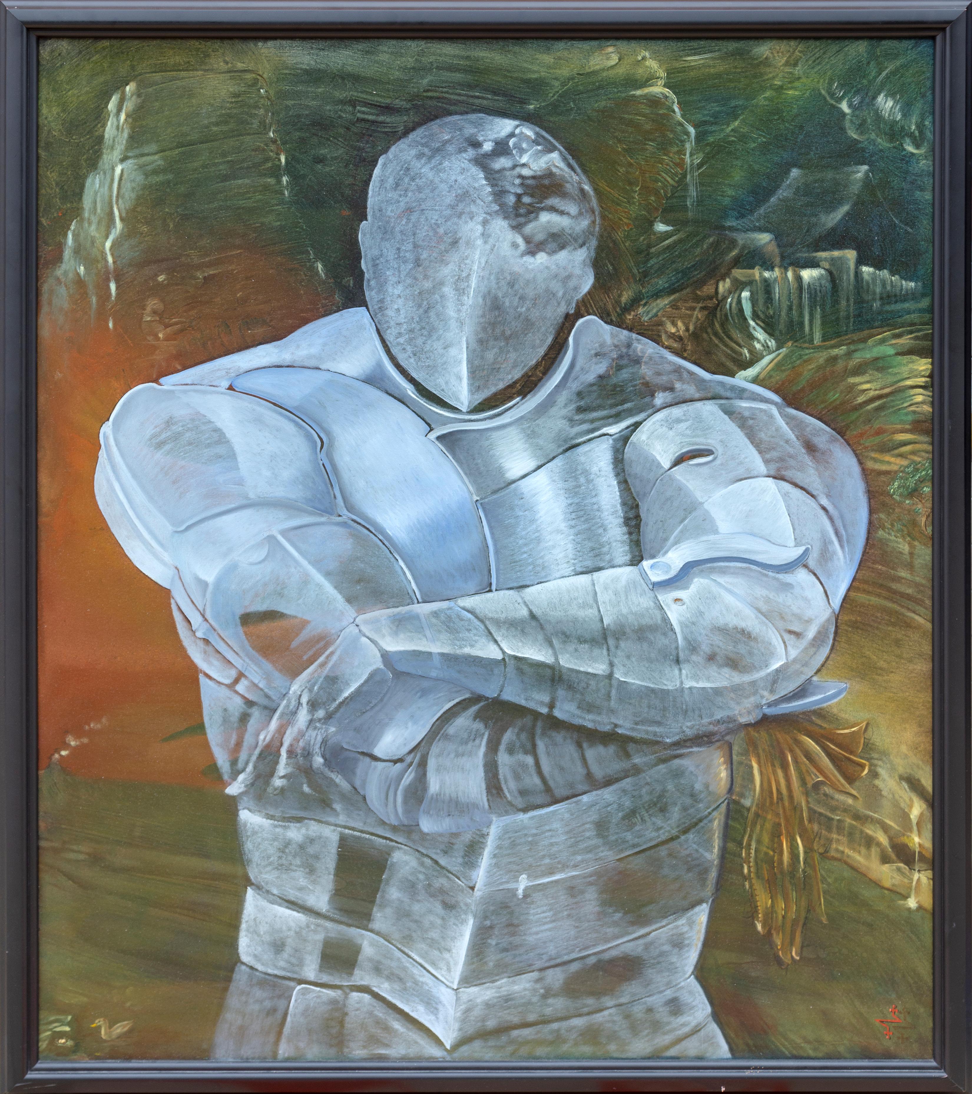 Alfredo Sasso Figurative Painting - Knight in Armor