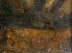 Portrait of a Boy, Kong, Oil Painting circa 1930 by Charles Cabot Daniels