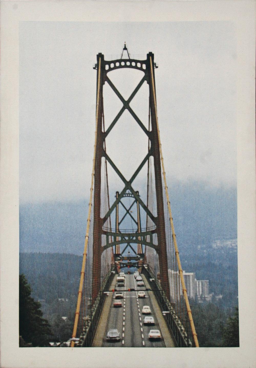 Bridge, Screenprint on Canvas by Larry Stark