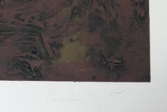 Abstract Expressionist Monotype by Pat Passlof