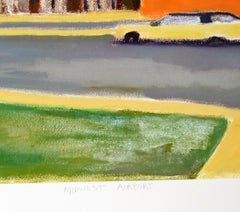 Midwest Airport, Monotype by Stephen Lack