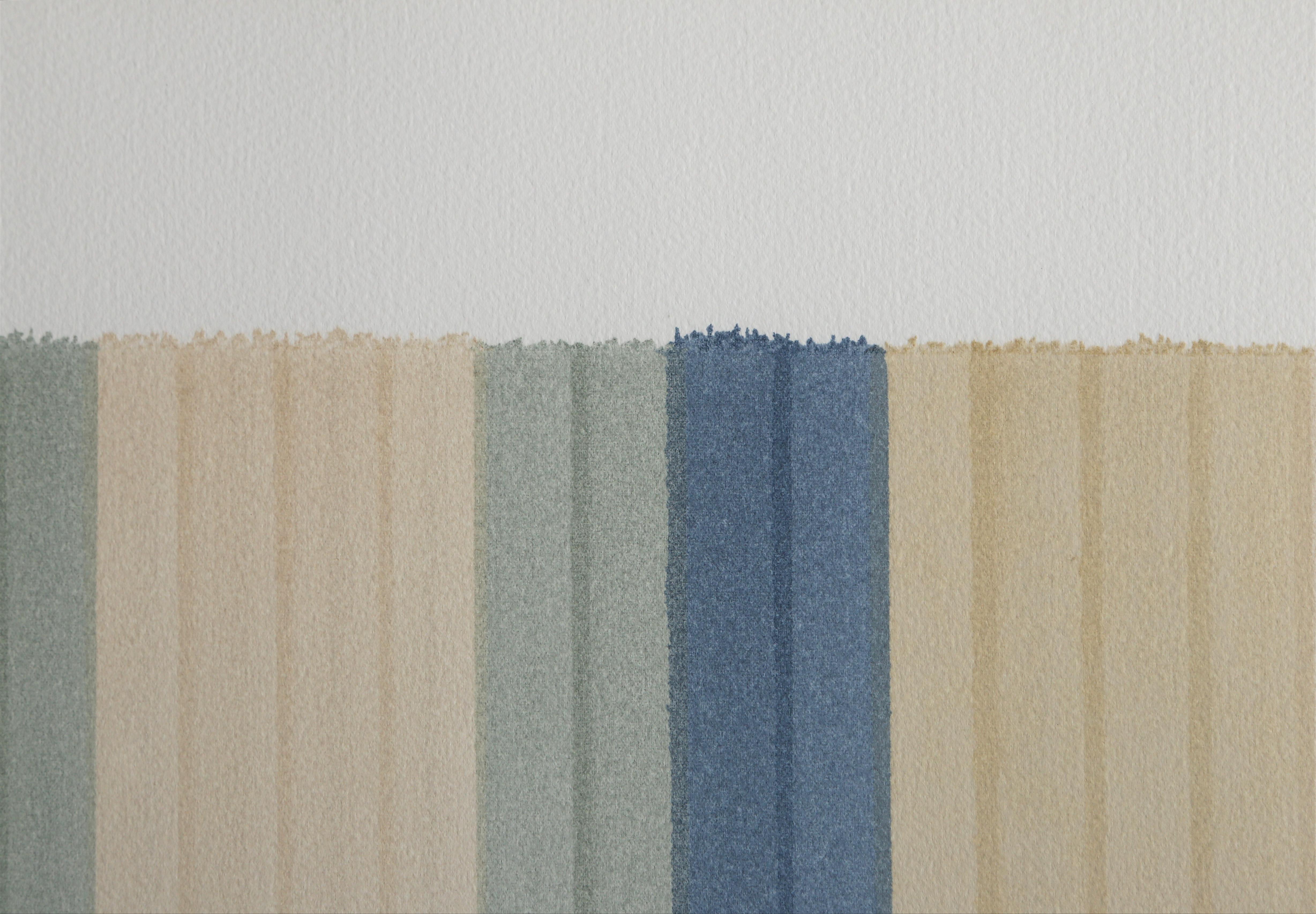 Untitled No. 11, Minimalist Stripe painting by Francisca Sutil 2