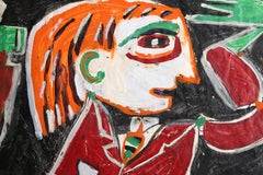 Debonair Disco, Pop-Art-Gemälde von George McNeil