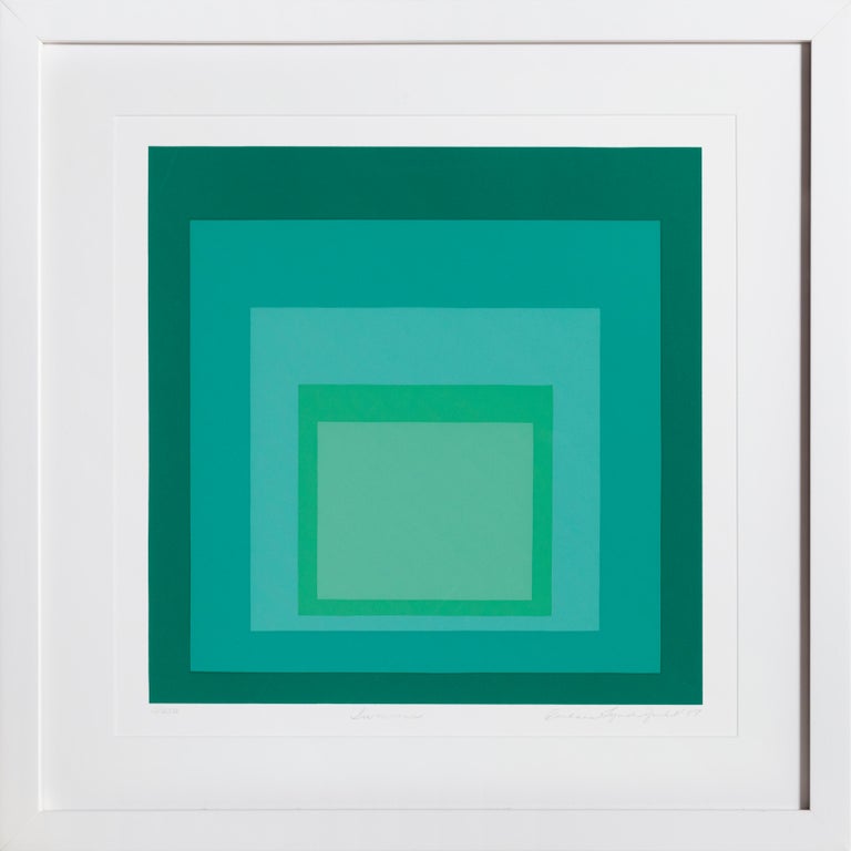 Barbara Lynch Zinkel - Homage to the Square (Summer) For Sale at 1stDibs